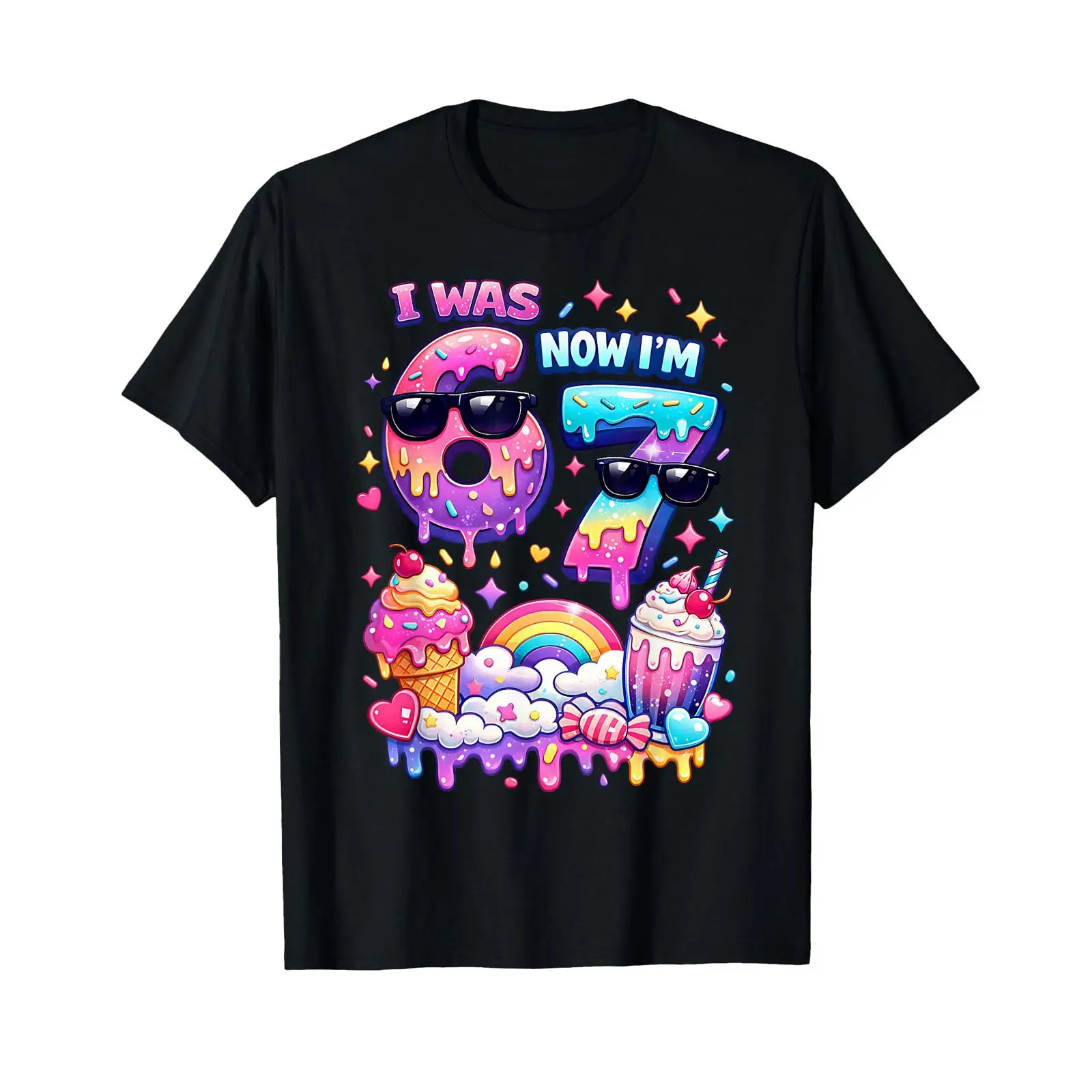 Vintage Fashion Now - 나는 6살이었는데 지금은 7살이다 아이스크림 드리핑