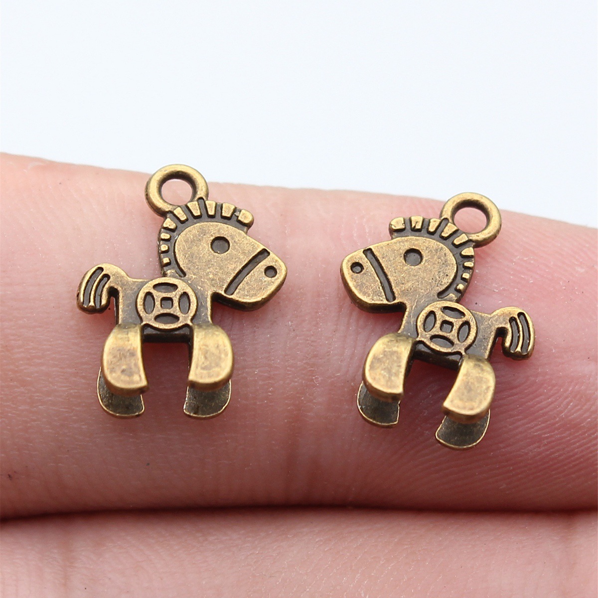 Vintage Fashion Now - 40pcs 15x11x4.2mm 2 색상 앤티크 실버