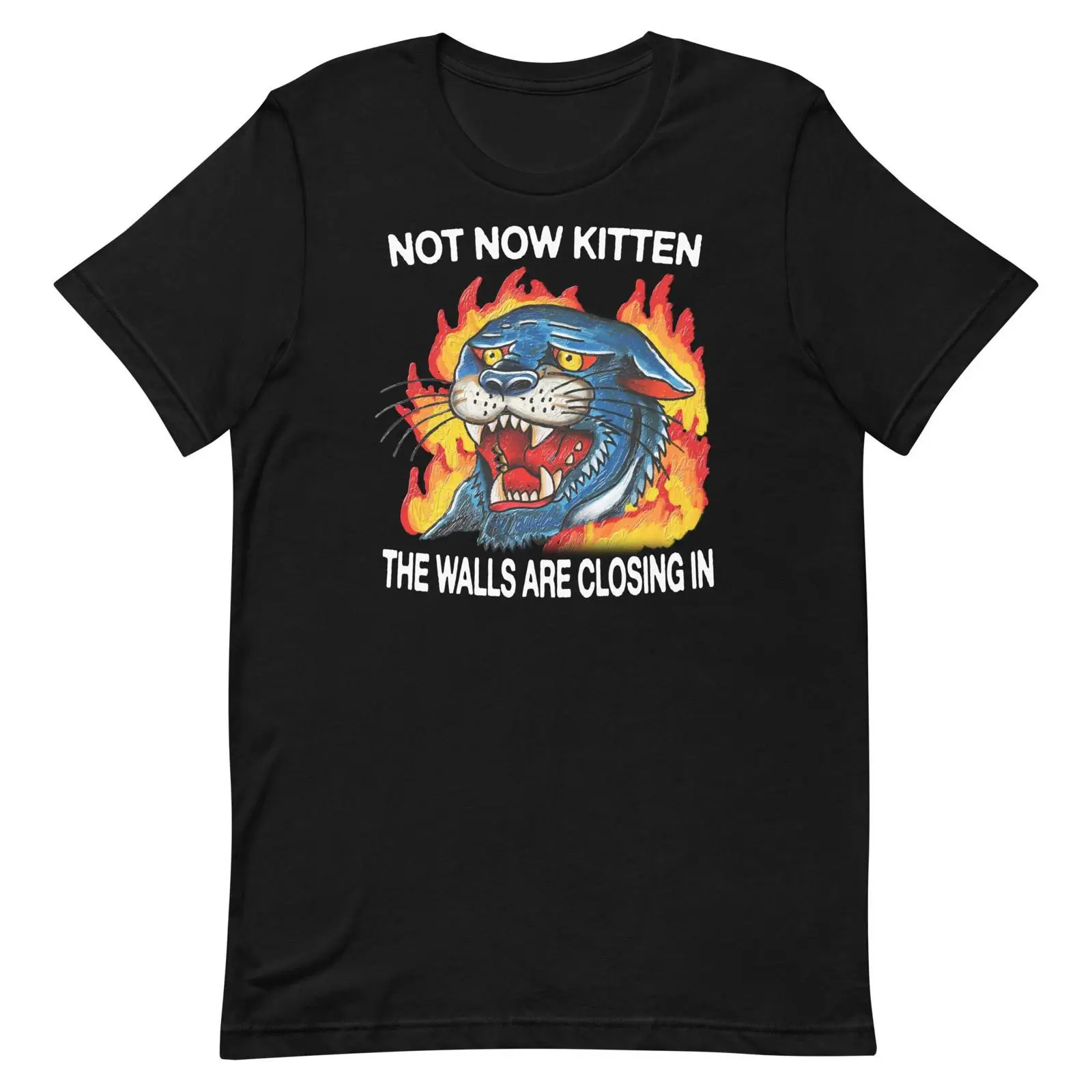 Vintage Fashion Now - Not Now Kitten 티셔츠 빈티지 워싱