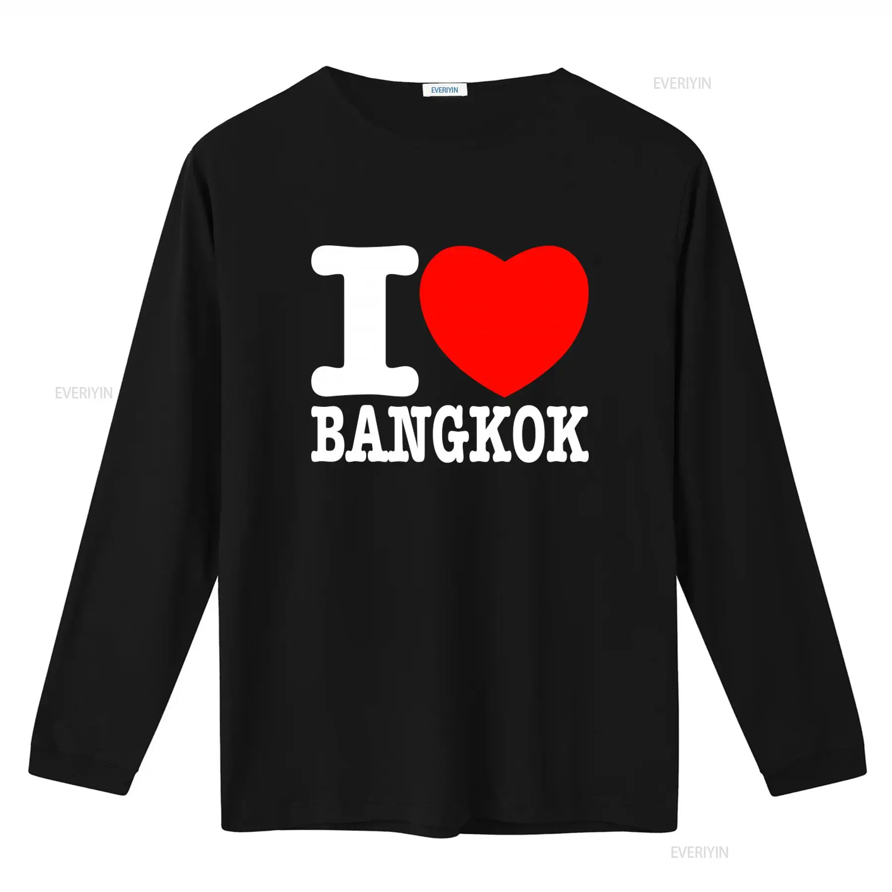 세련된 I Love Bangkok 볼드 폰트 티셔츠,  - Vintage Fashion Bangkok 리뷰 및 가격