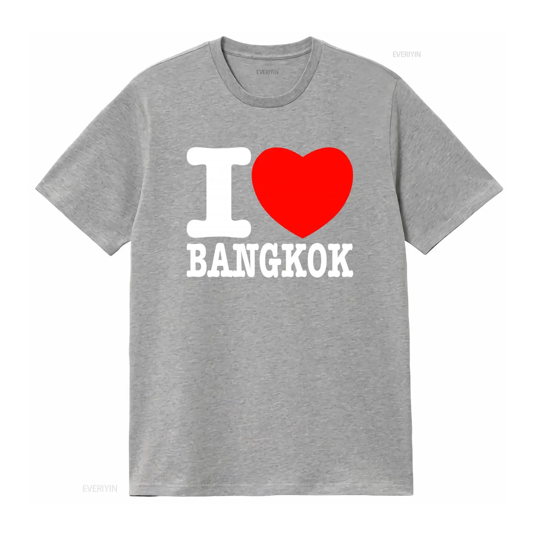 세련된 I Love Bangkok 볼드 폰트 티셔츠,  - Vintage Fashion Bangkok 리뷰 및 가격