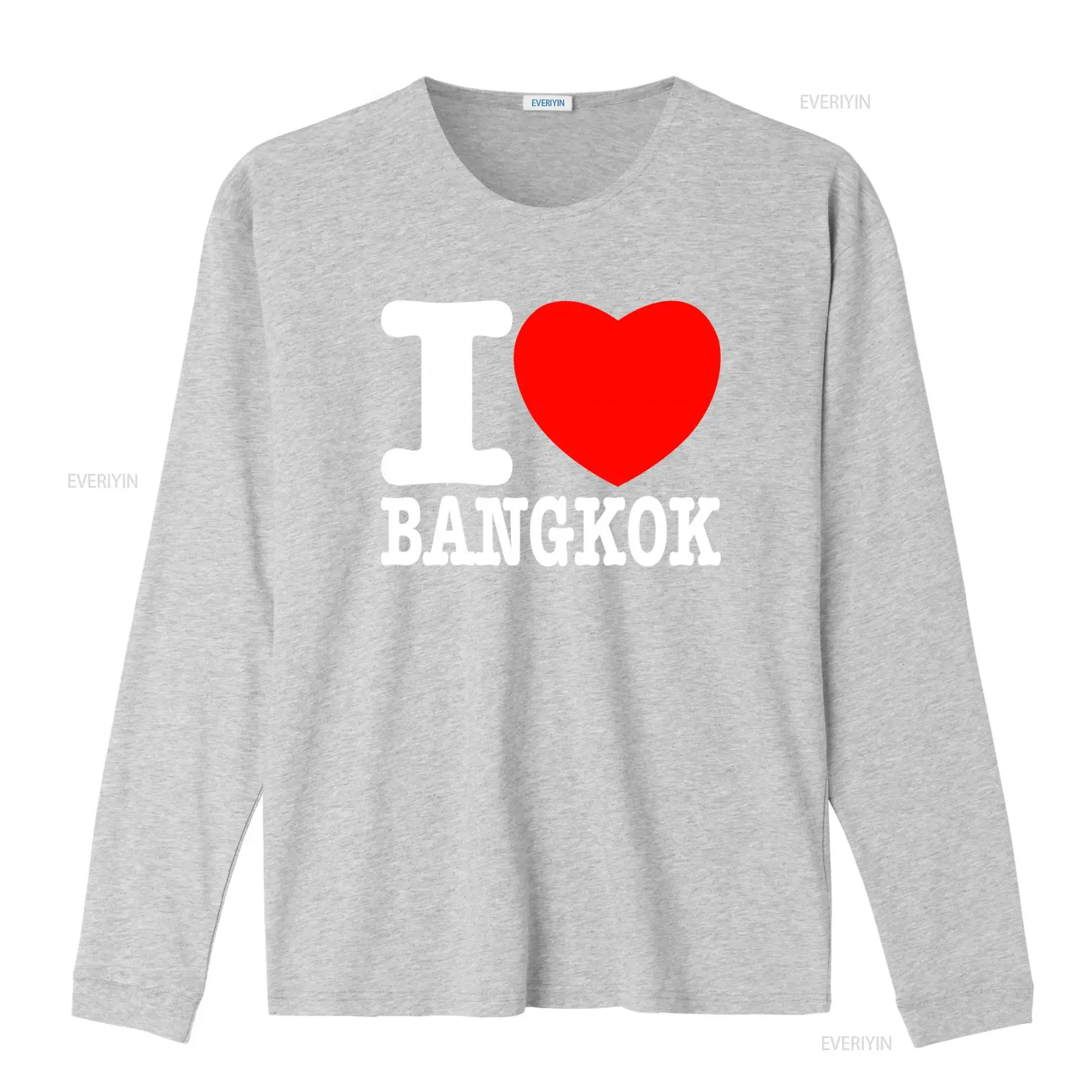 세련된 I Love Bangkok 볼드 폰트 티셔츠,  - Vintage Fashion Bangkok 리뷰 및 가격