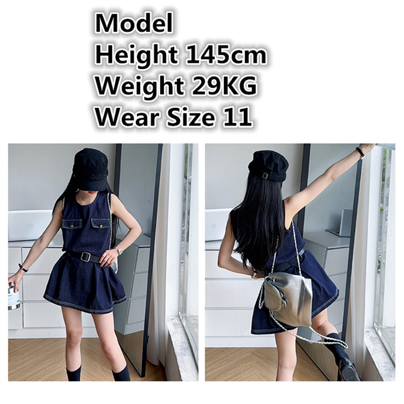 세련된 키즈 패션 데님 바디 슈트 드레스 소녀를위한 빈 - Vintage Fashion Jeans 리뷰 및 가격
