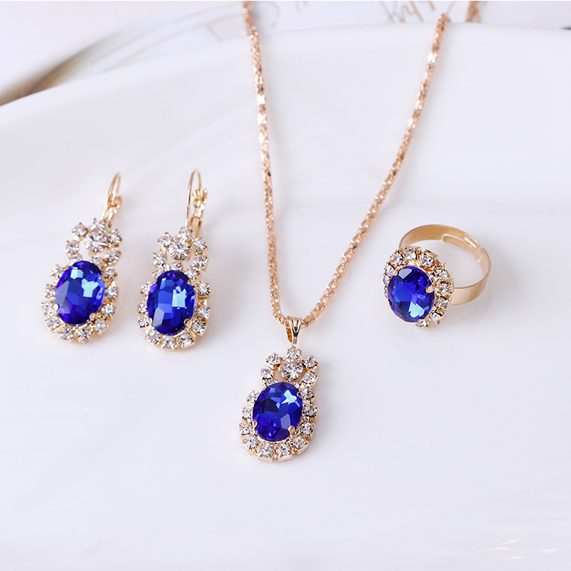 새로운 스타일 장식품 세트 패션 빈티지 크리스탈 매달려 - Vintage Fashion Rings For Women 리뷰 및 가격