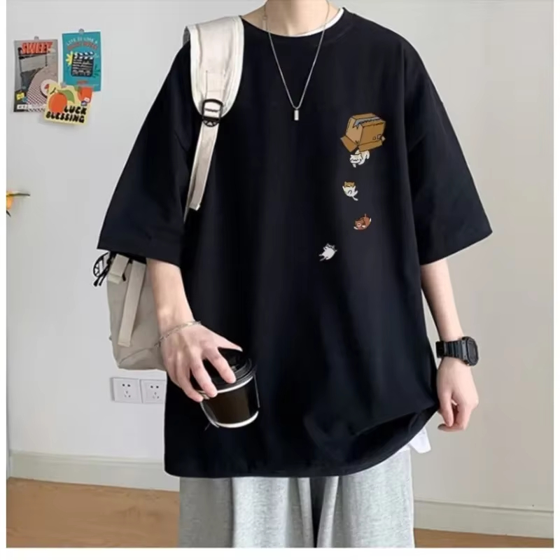 M-4XL 남성 오버사이즈 한국 패션 루즈핏 아메리칸  - Vintage Fashion Outfits Men 리뷰 및 가격