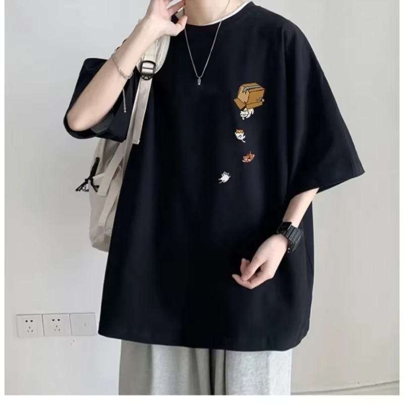 M-4XL 남성 오버사이즈 한국 패션 루즈핏 아메리칸  - Vintage Fashion Outfits Men 리뷰 및 가격