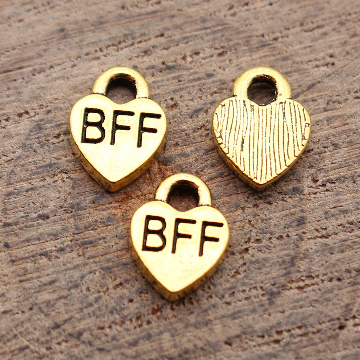 40pcs 9.3x7mm 앤티크 골드 컬러 Bff Be - Vintage Fashion Tags 리뷰 및 가격