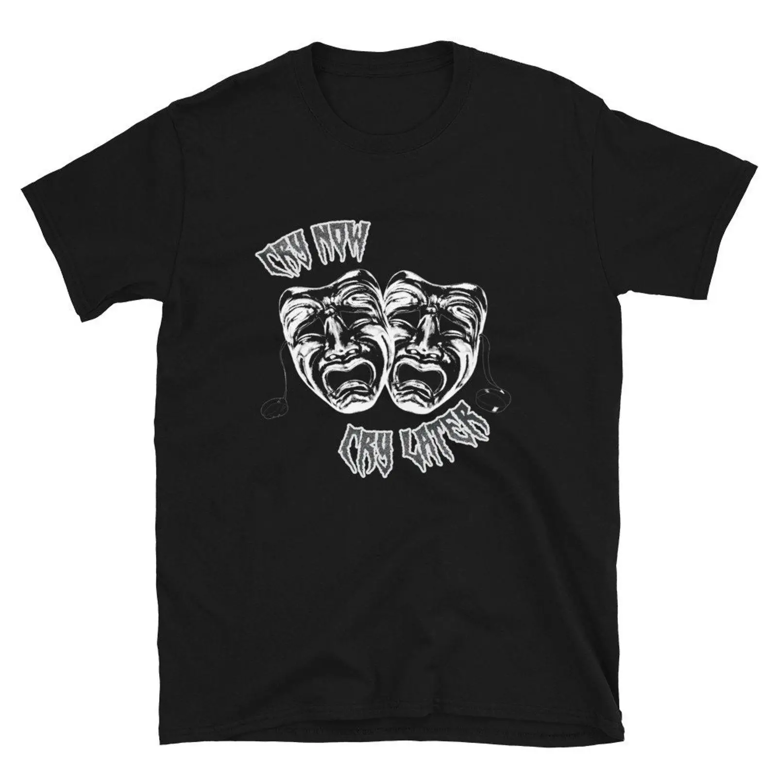 Cry Now Later Theater Masks T  - Vintage Fashion Now 리뷰 및 가격
