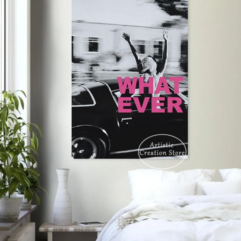 레트로 패션 빈티지 자동차 속의 어떤 소녀라도 대담한  - Vintage Fashion Prints For Wall 리뷰 및 가격