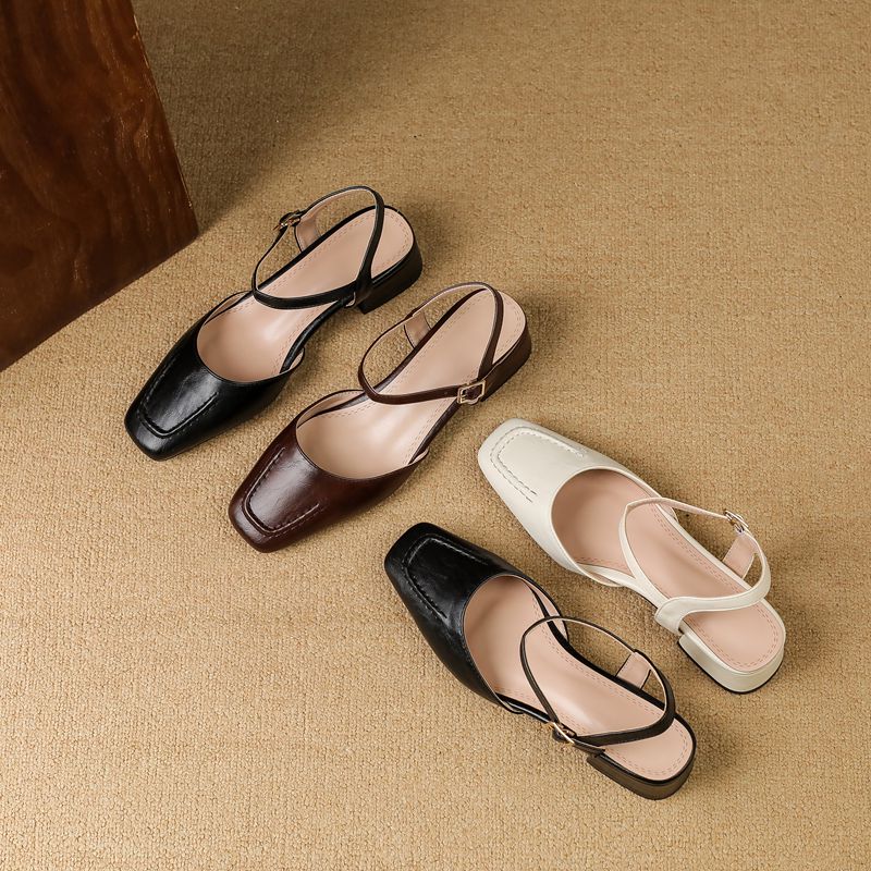 Girseaby 2025 여성 샌들 스퀘어 발가락 두꺼 - Vintage And Modern Fashion 리뷰 및 가격