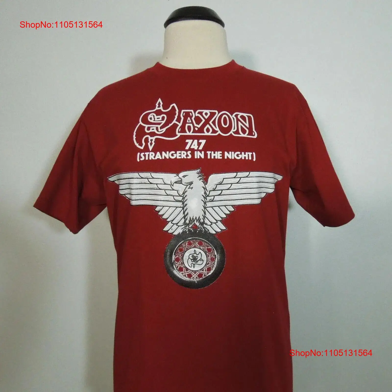 SAXON 747 스트레인저스 인 더 나이트 M 사이즈 - Vintage Fashion Logos 리뷰 및 가격