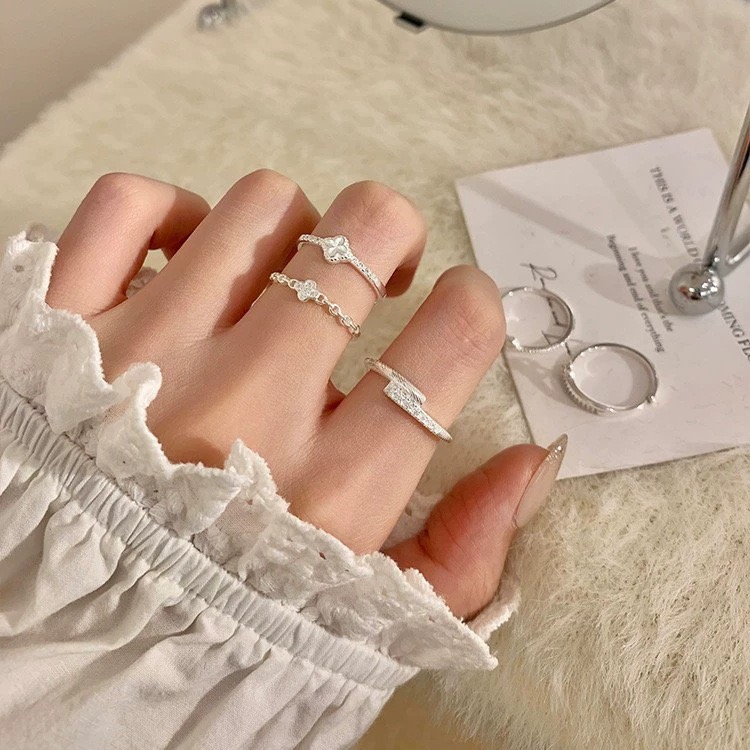 여성을위한 925 스털링 실버 반지 빈티지 수제 조정  - Vintage Fashion Rings For Women 리뷰 및 가격
