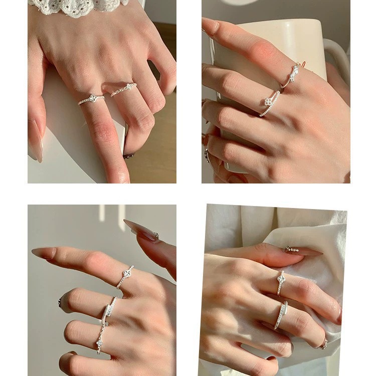 여성을위한 925 스털링 실버 반지 빈티지 수제 조정  - Vintage Fashion Rings For Women 리뷰 및 가격