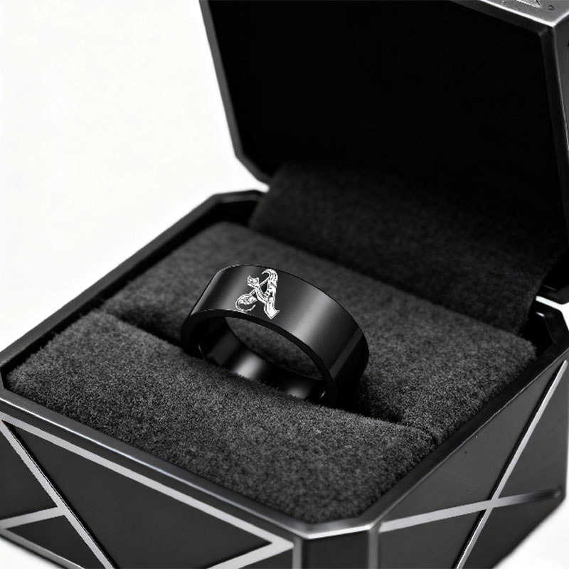Letdiffery 사용자 정의 새겨진 이니셜 A ~  - Vintage Fashion Rings For Women 리뷰 및 가격